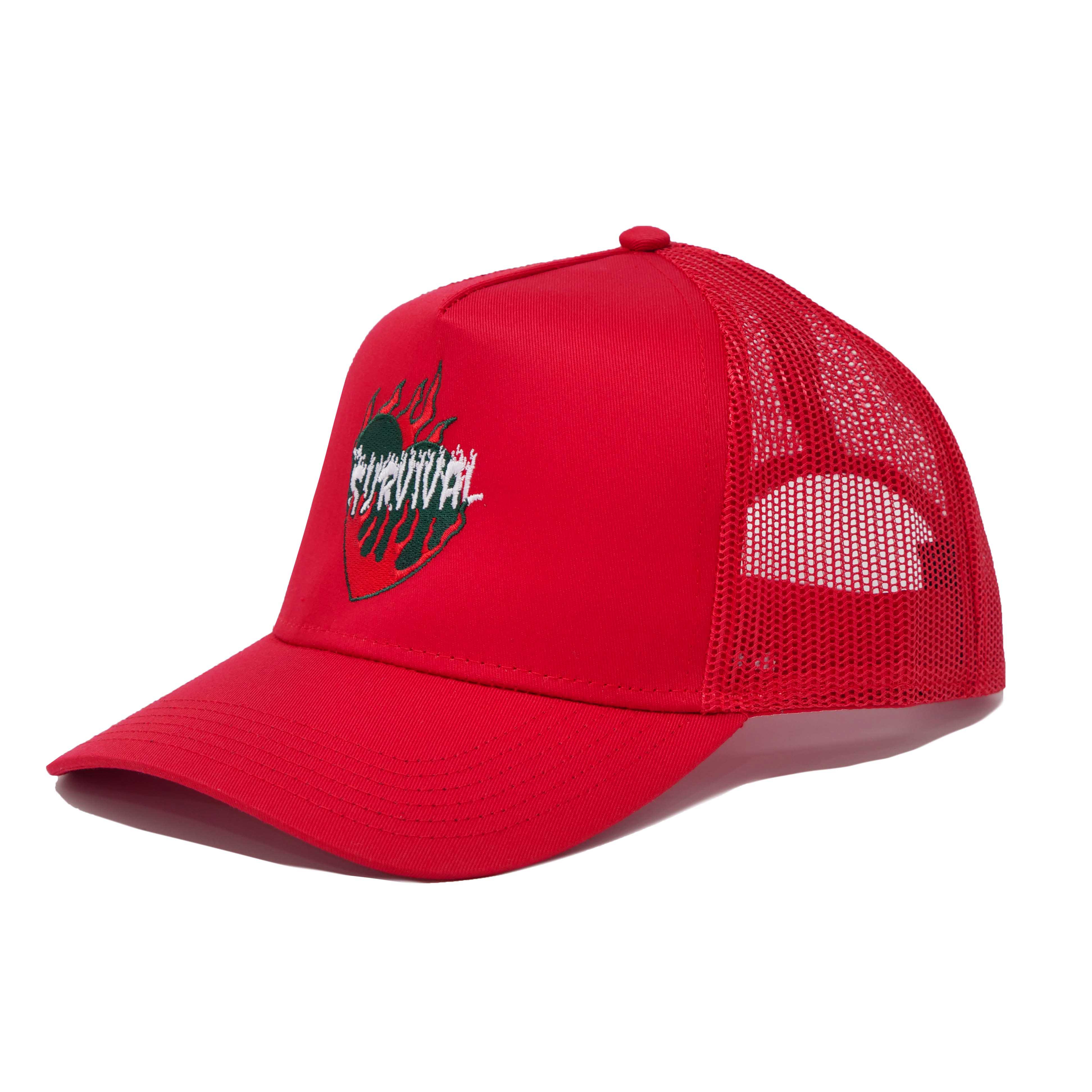 BETTER DAYS TRUCKER HAT RED