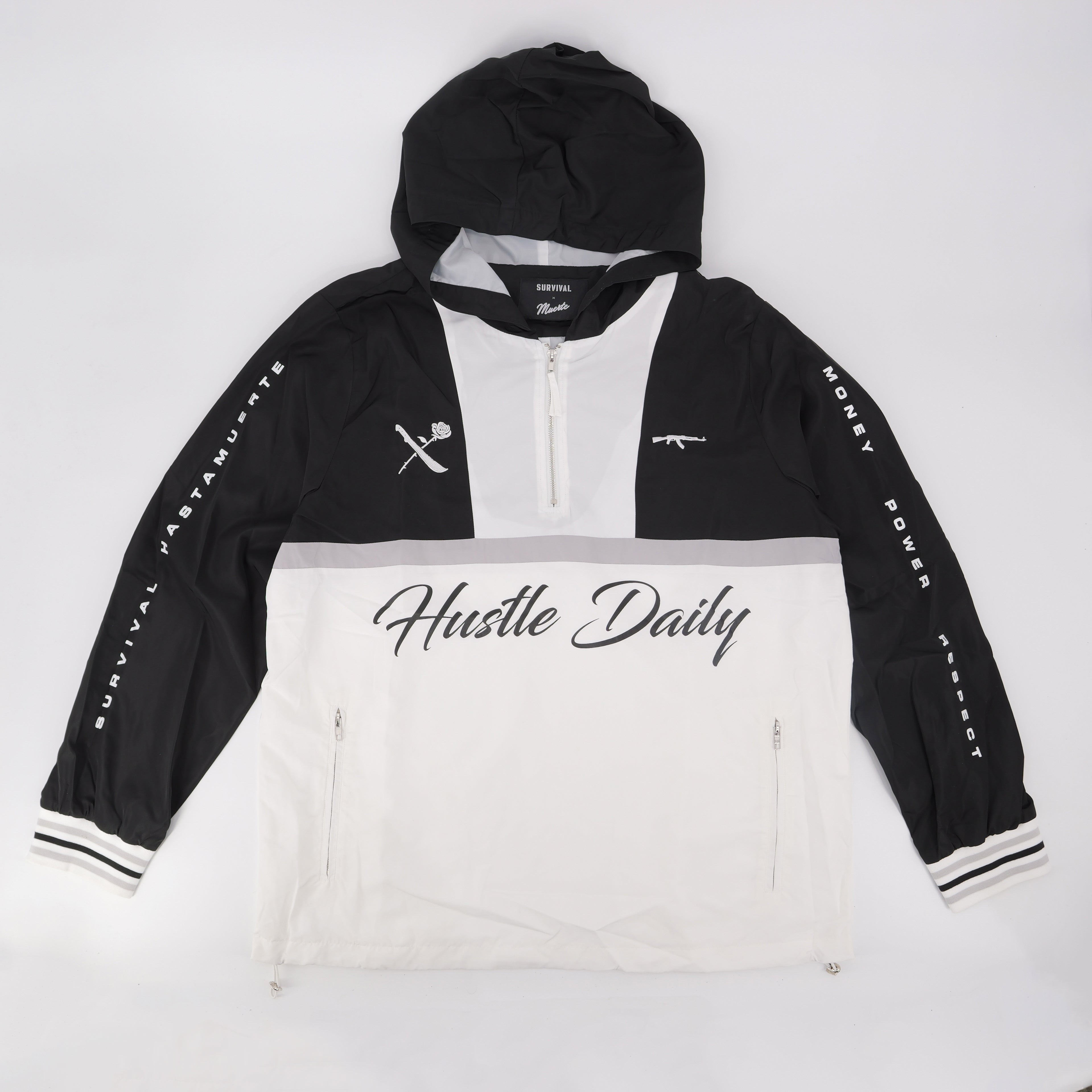 SRVL X HUSTLE DAILY WINDBREAKER SET