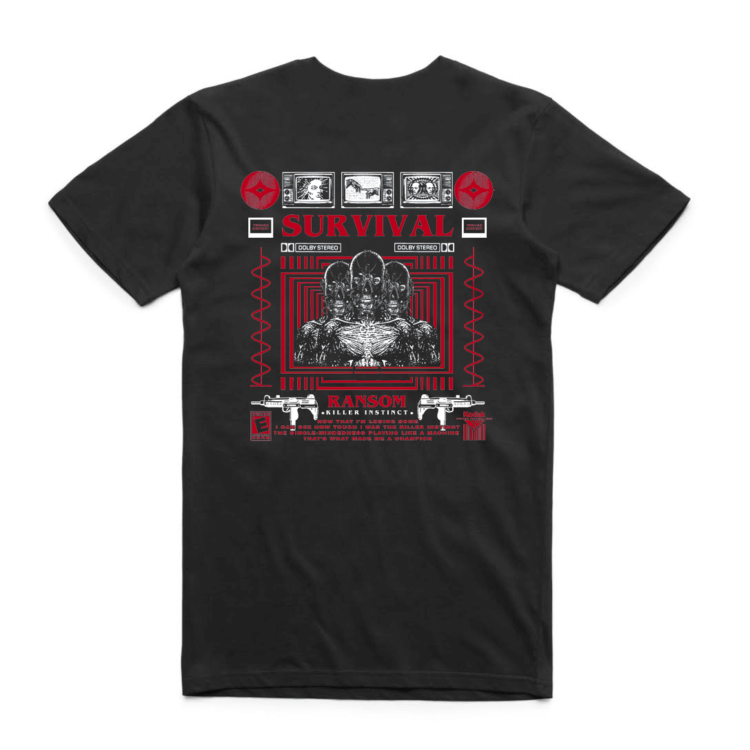 RANSOM TEE BLACK