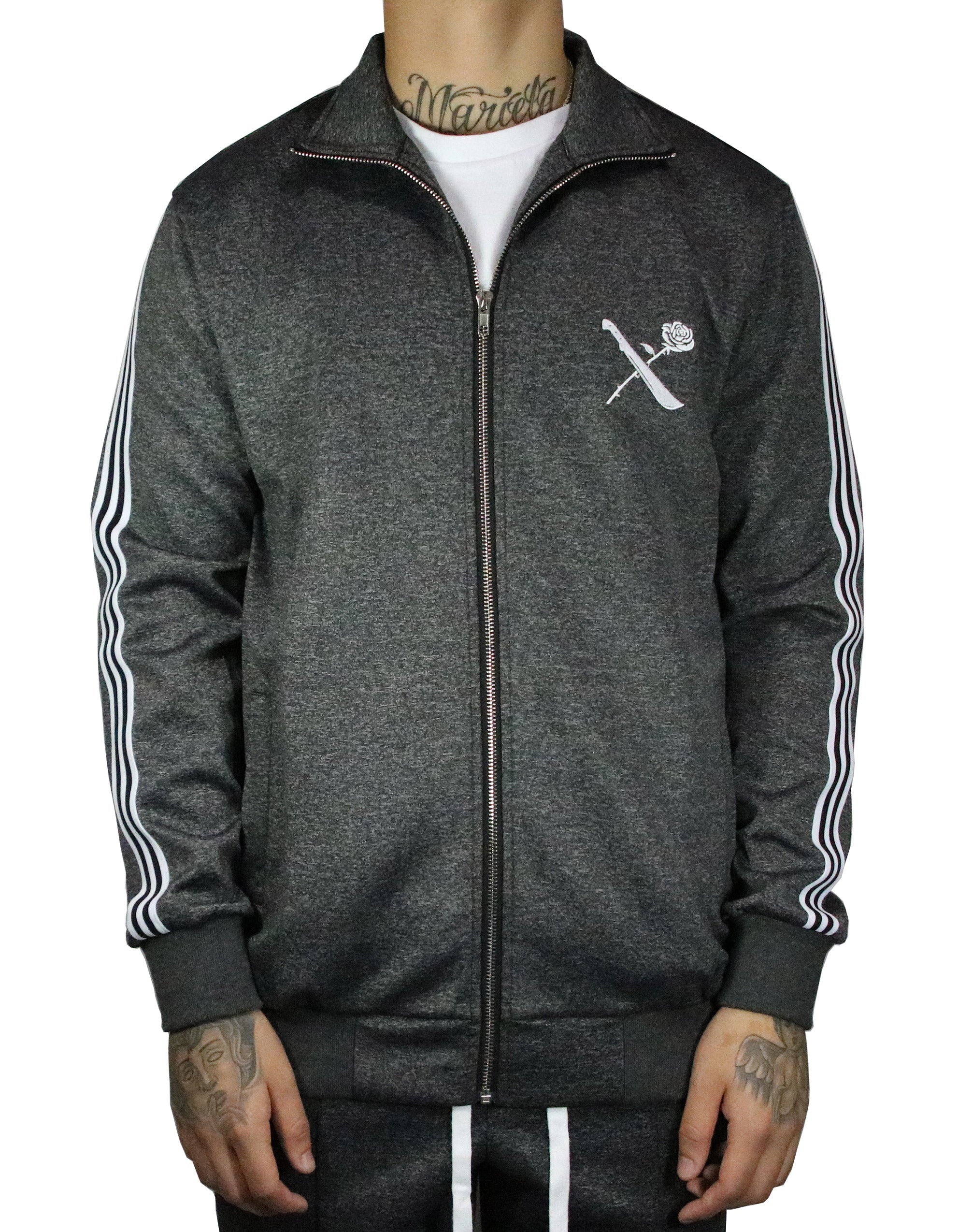 SRVL Track Jacket Charcoal