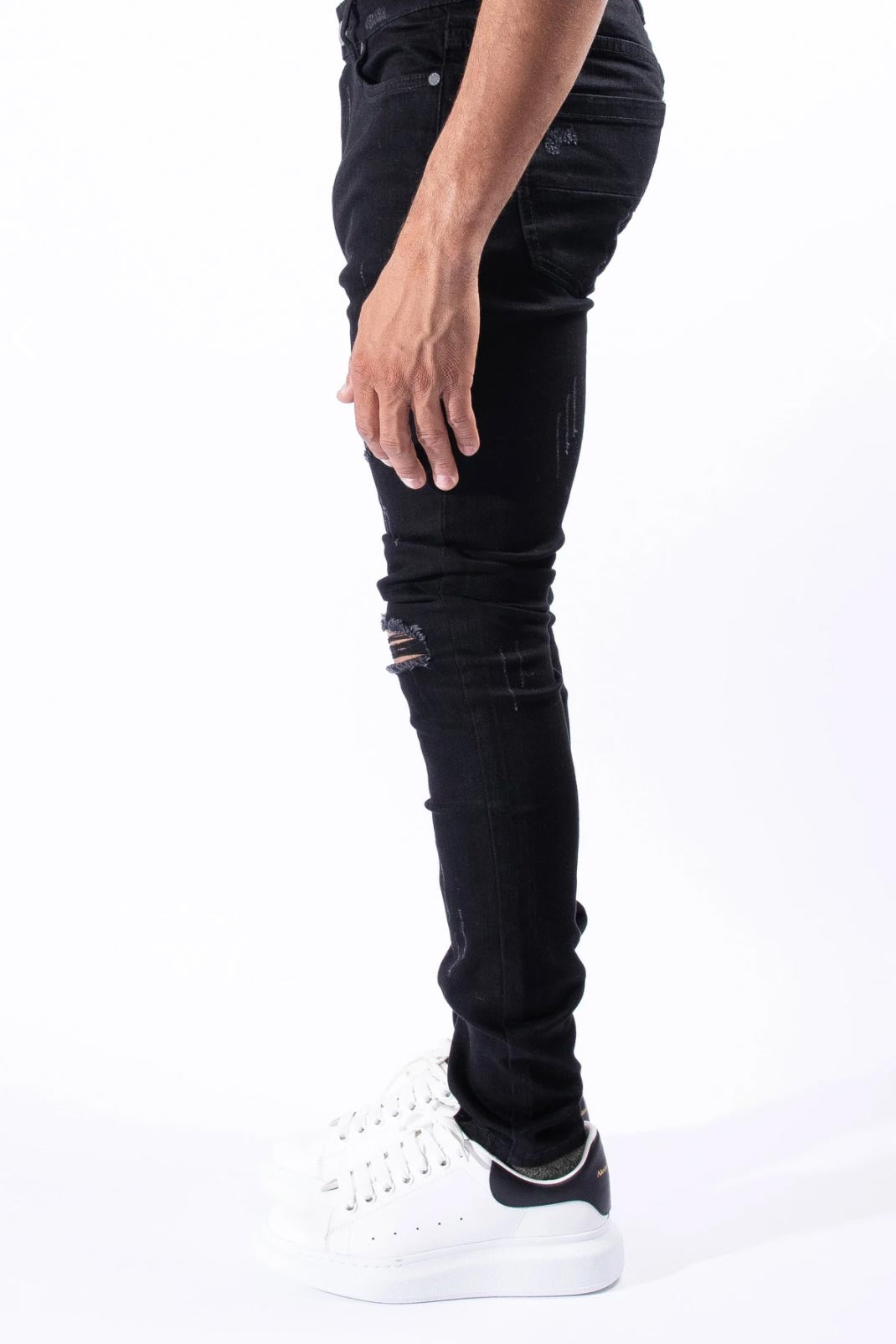 MIDNIGHT BLACK DENIM JEANS