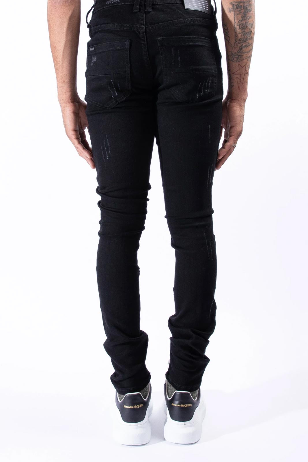 MIDNIGHT BLACK DENIM JEANS