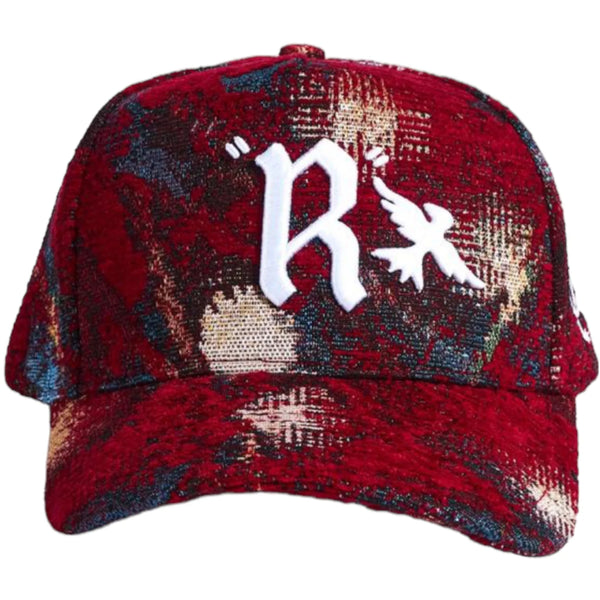 LUXE HAT RED WOVEN