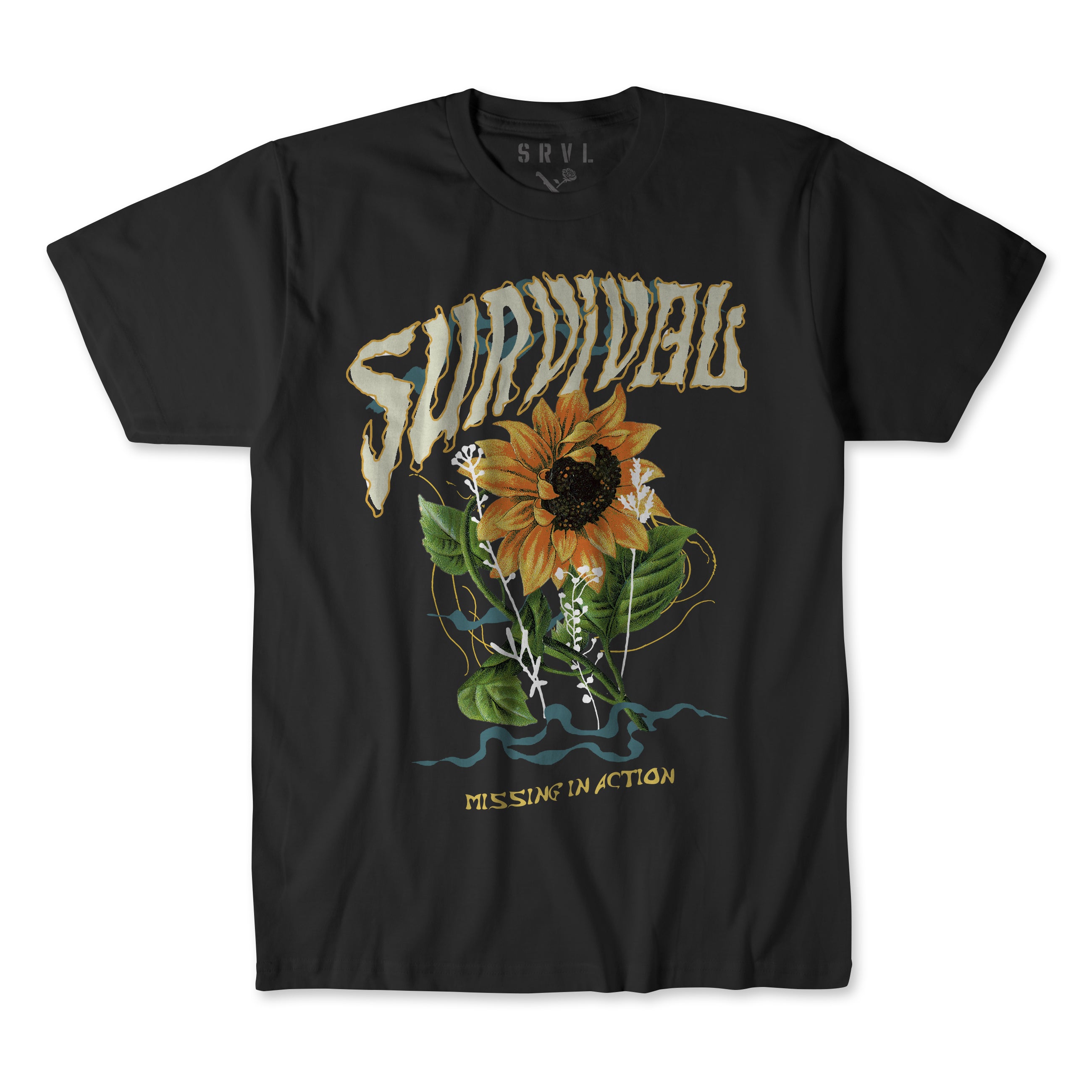 M.I.A SWIRLS TEE BLACK