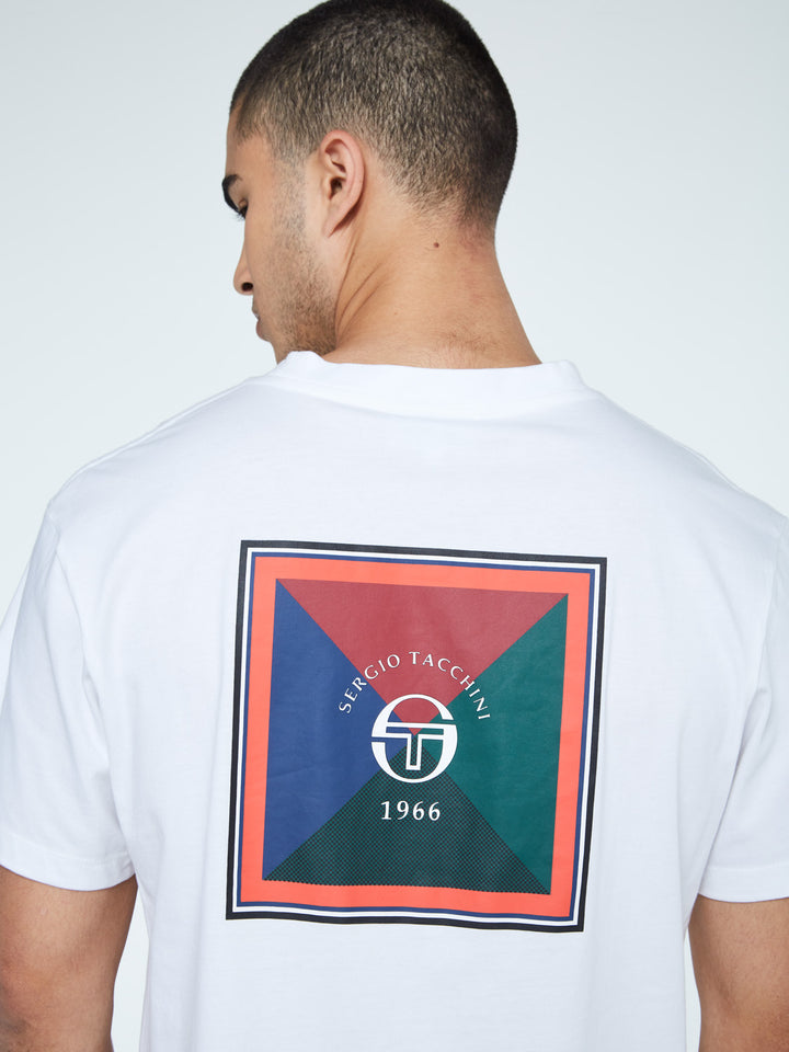 MONTE CARLO TEE WHITE/MULTI