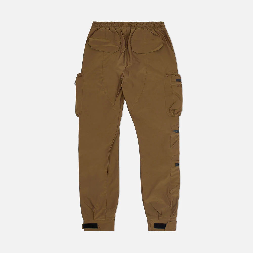 Combat Nylon Joggers Honey