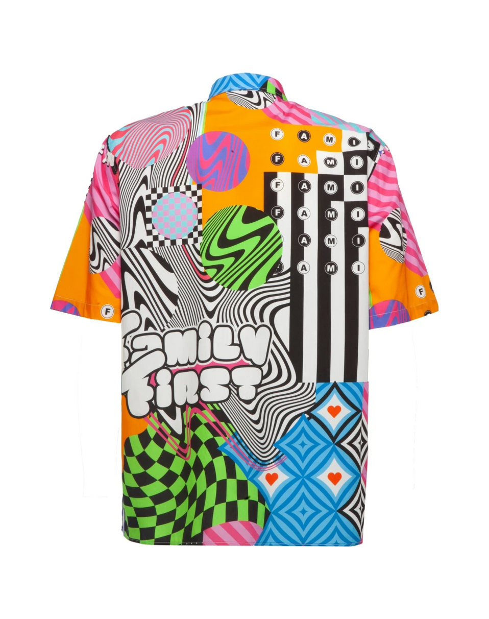 PATCHWORK SHIRTS VIOLET