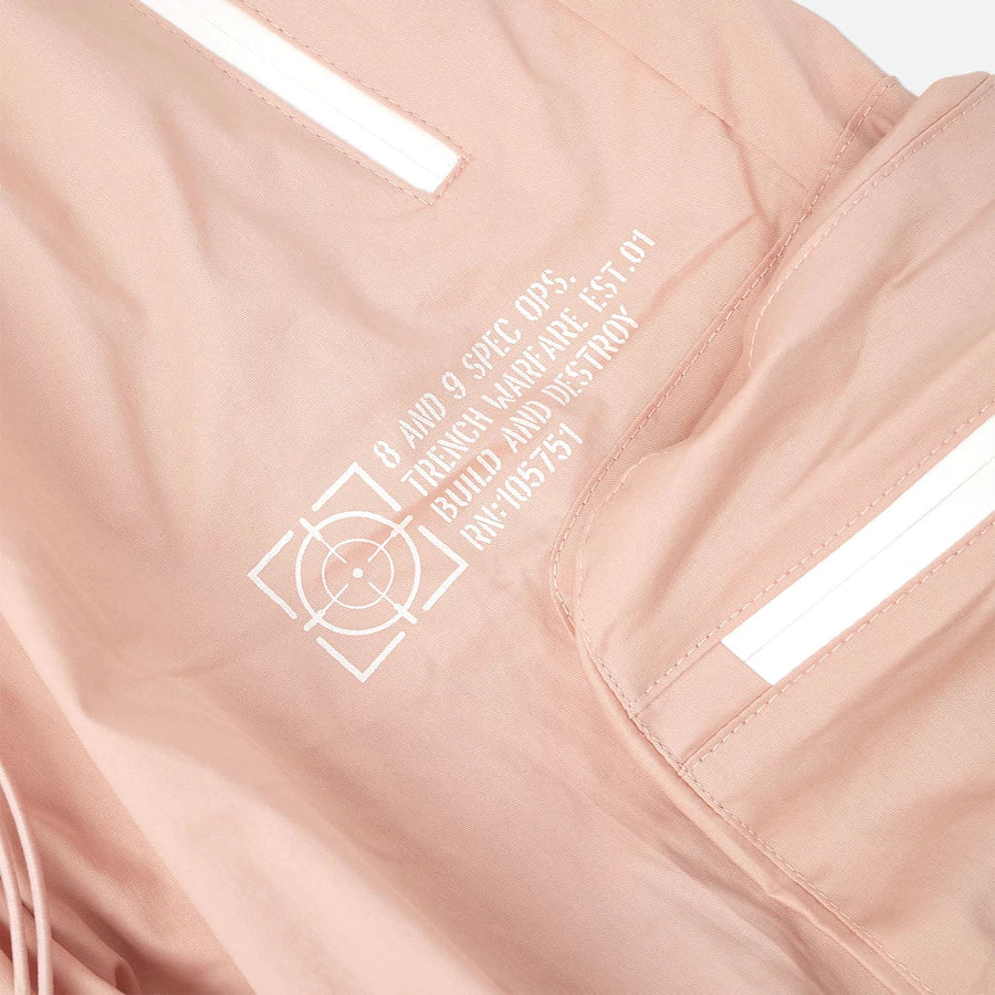 COMBAT NYLON JOGGERS ROSE