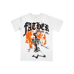 IN THE FLAMES TEE WHITE