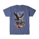 Ride or Fold Prem Tee Denim