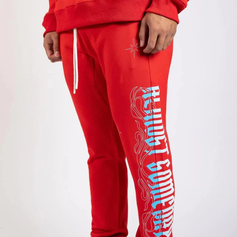 PERCEPTION JOGGERS RED