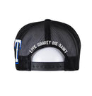 SAINT WRAP TRUCKER HAT BLACK