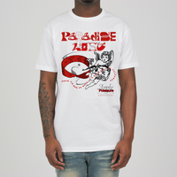 MANEUVER TEE WHITE/RED