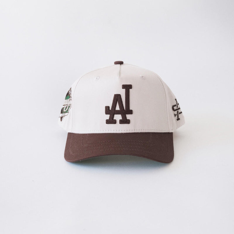 LA CHAINSTICH HAT CREAM/BROWN