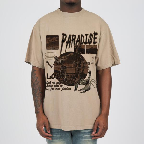 Sunset Prem Tee Oatmeal