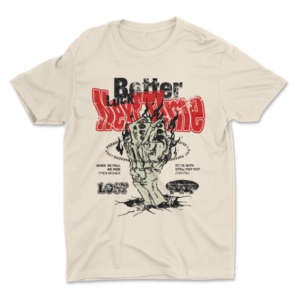 Receptive Tee Cream/Red