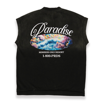 Celestial Getaway Muscle Tee Black
