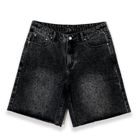 Nightfall Jorts Black