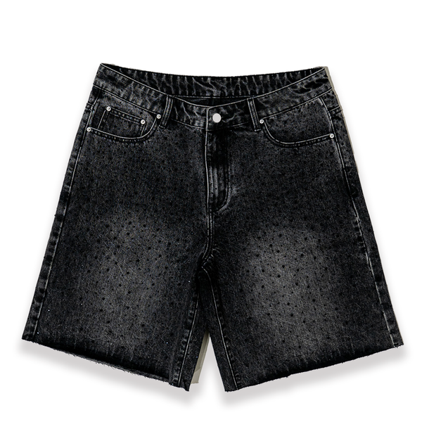 Nightfall Jorts Black