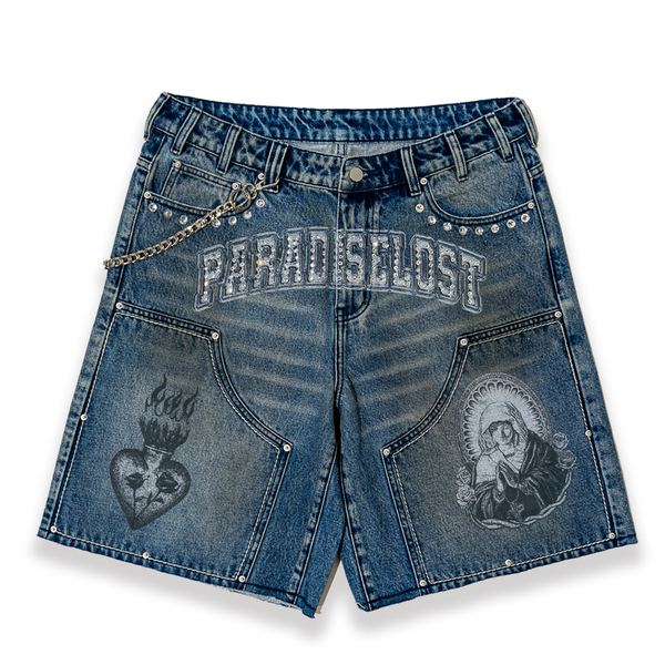 Rightcheous Jorts Blue