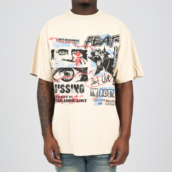 Fear Dont Live Here Tee Cream