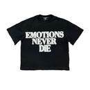 Black  ‘End’ Rhinestone Tee