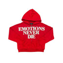 End Rhinestone hoodie Red