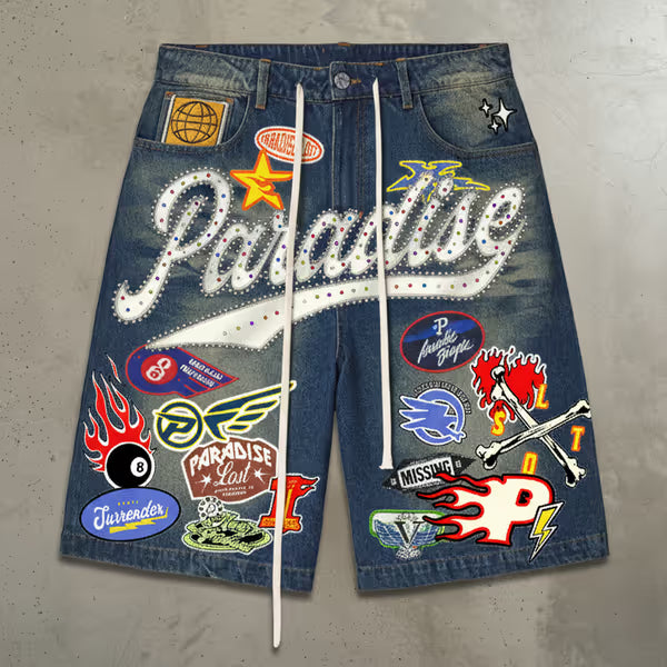 Paradise Patchwork Shorts