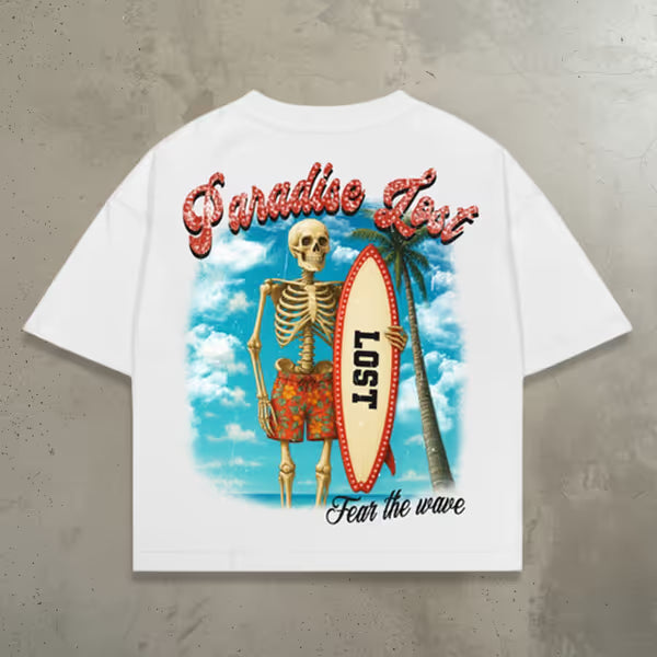 Fear the Wave Tee - White