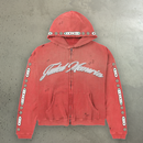 Archive Zip Hoodie (Red)