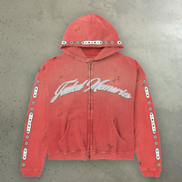 Archive Zip Hoodie (Red)