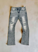 Rhinestone Stack Denim (Faded Blue)