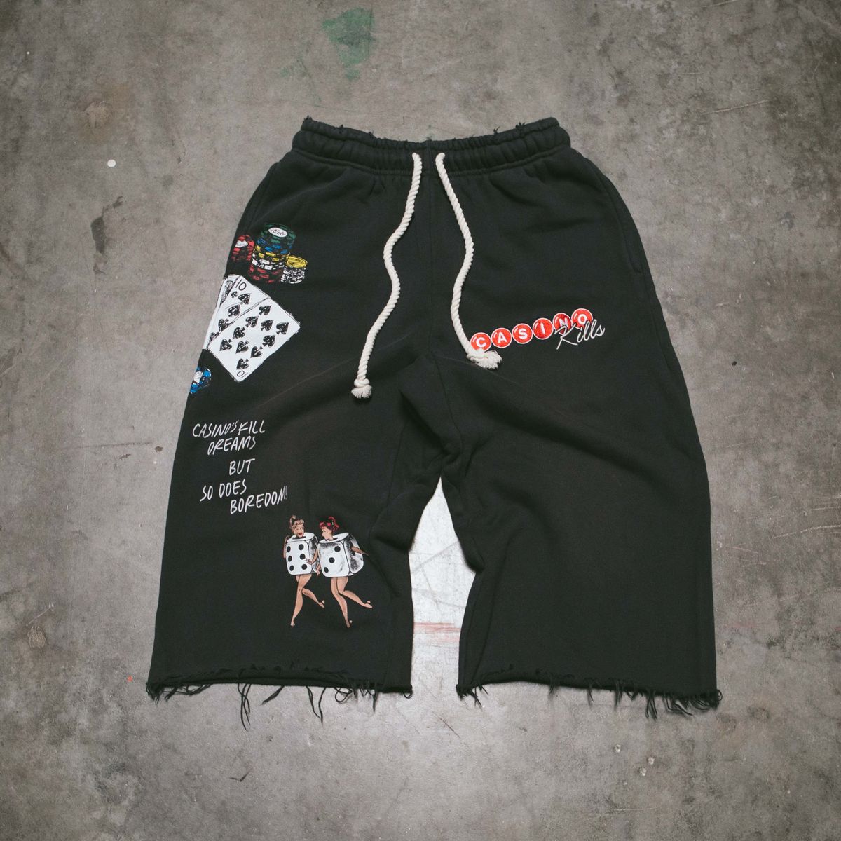 casino sweat shorts