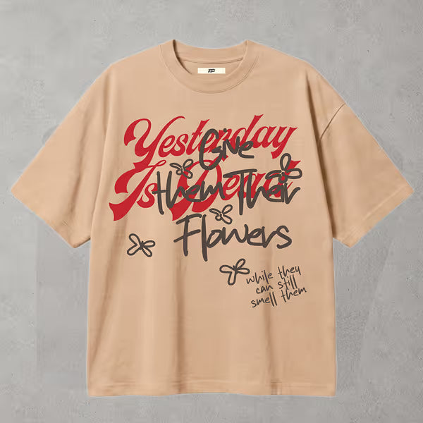 Quote Tee Sand