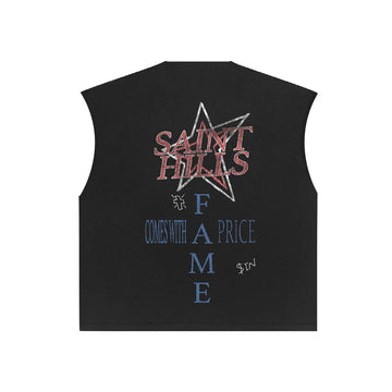 FAME CUT SLEEVE - BLACK