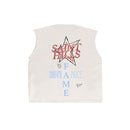 FAME CUT SLEEVE - WHITE