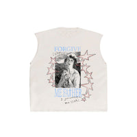 FAME CUT SLEEVE - WHITE
