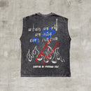 Deep Thoughts Muscle Tee Charcoal