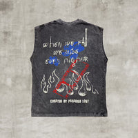 Deep Thoughts Muscle Tee Charcoal