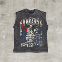 Deep Thoughts Muscle Tee Charcoal