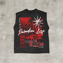 Ash Fall Muscle T-Shirt Black