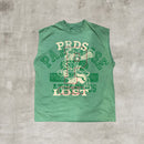 Athletics Muscle Tee Green Paradise Lost