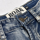 Flared Fit Denim Sand Blue Wash