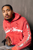 Archive Zip Hoodie (Red)
