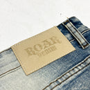 Flared Fit Denim Sand Blue