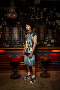 Galactic Doom Muscle Tee Black