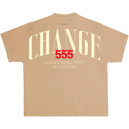 CHANGE 555 TEE CREAM