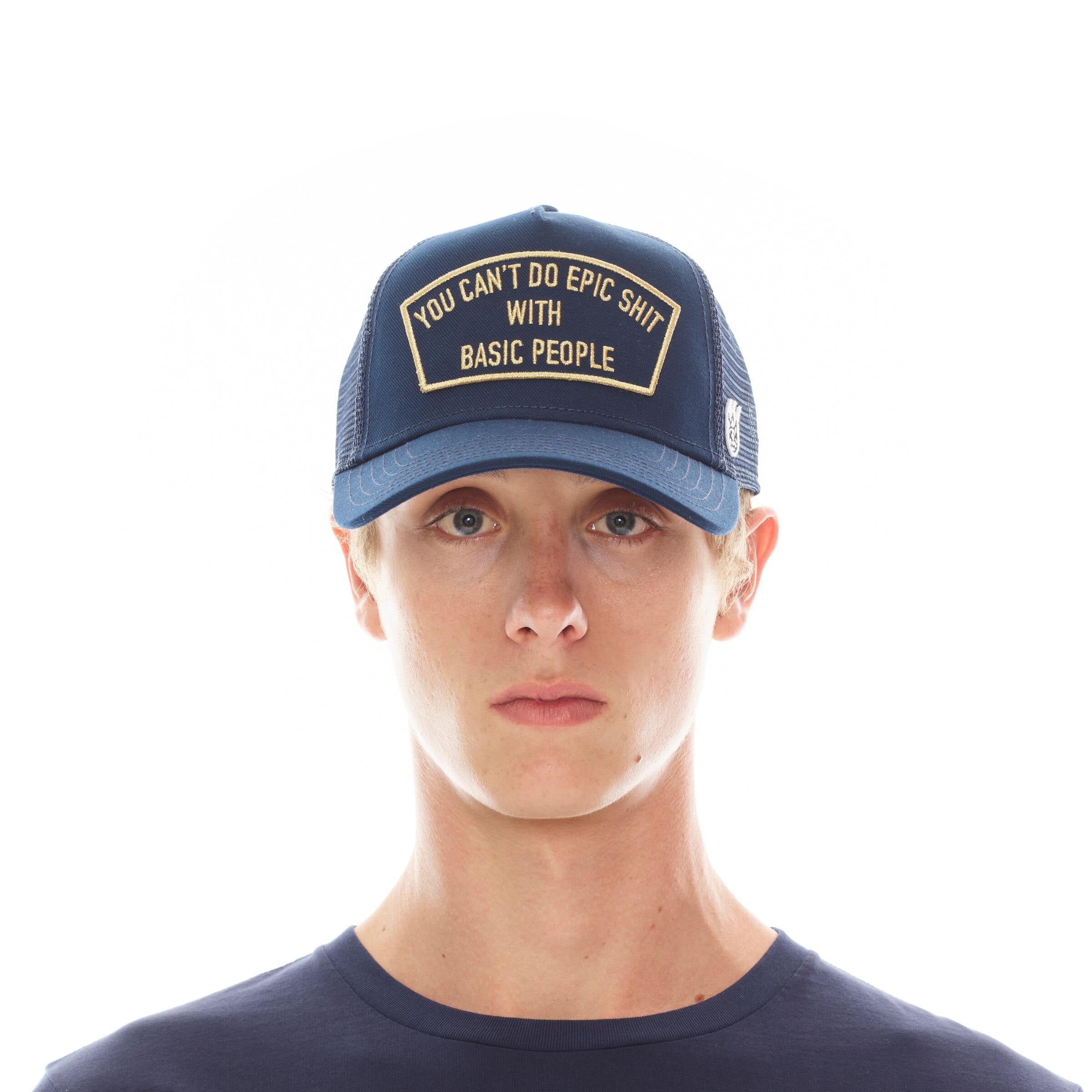 Cant Do Epic Shit Mesh Trucker (Navy)