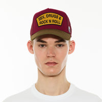 Sex Drugs Rock N Roll Trucker (Rumba Red)
