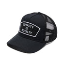 Loyalty Is Royalty Mesh Back Trucker Curved Visor Black